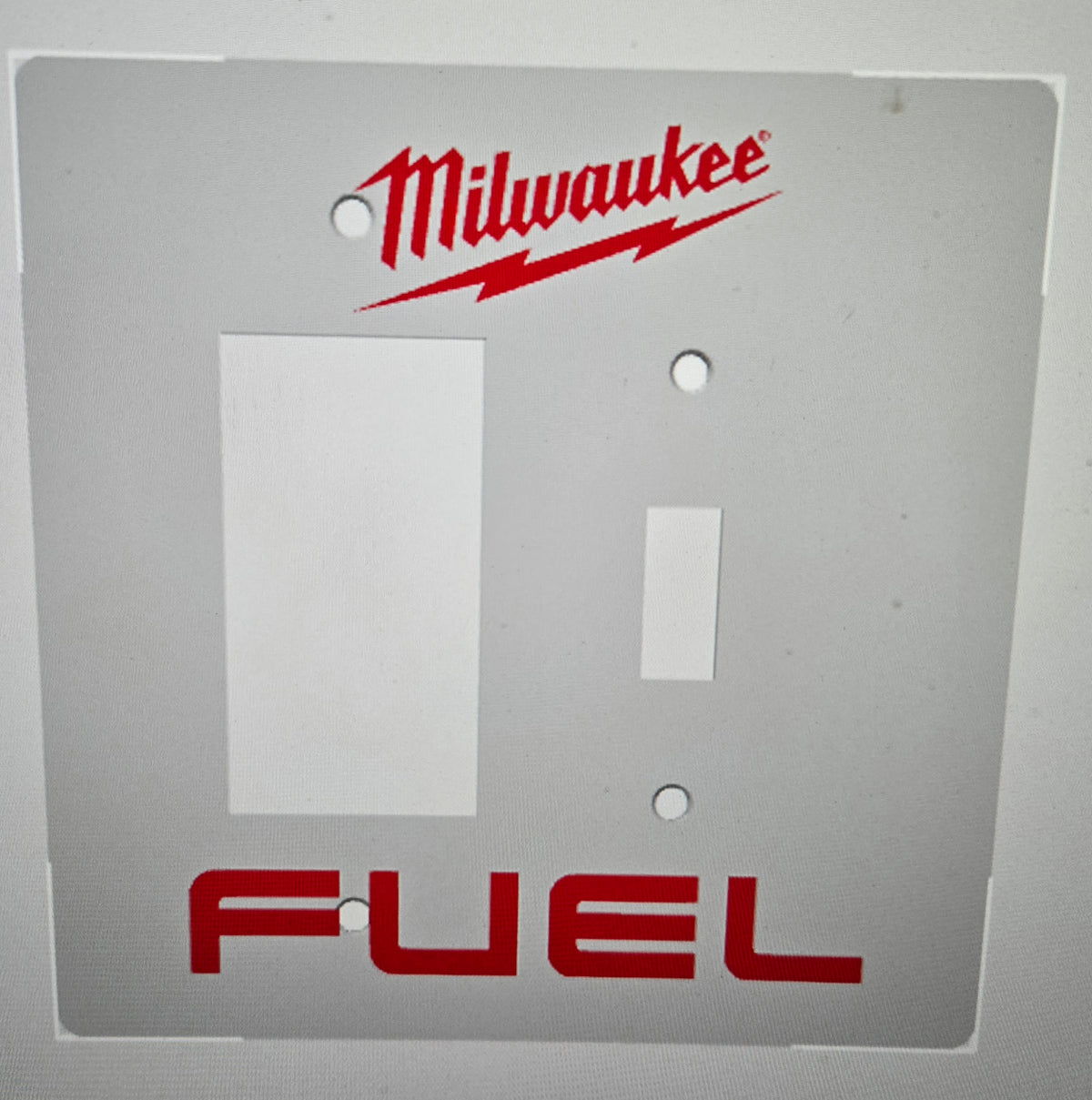 Oversized  Wall Outlet And Switch Covers Heavy Duty Decorator Plate DOUBLE