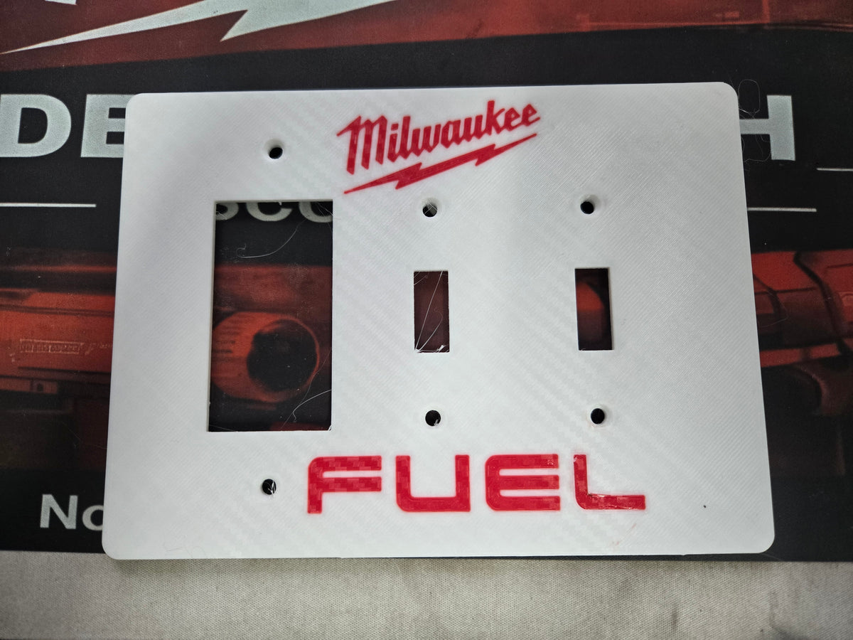Oversized  Wall Outlet And Switch Covers Heavy Duty Decorator Plate DOUBLE