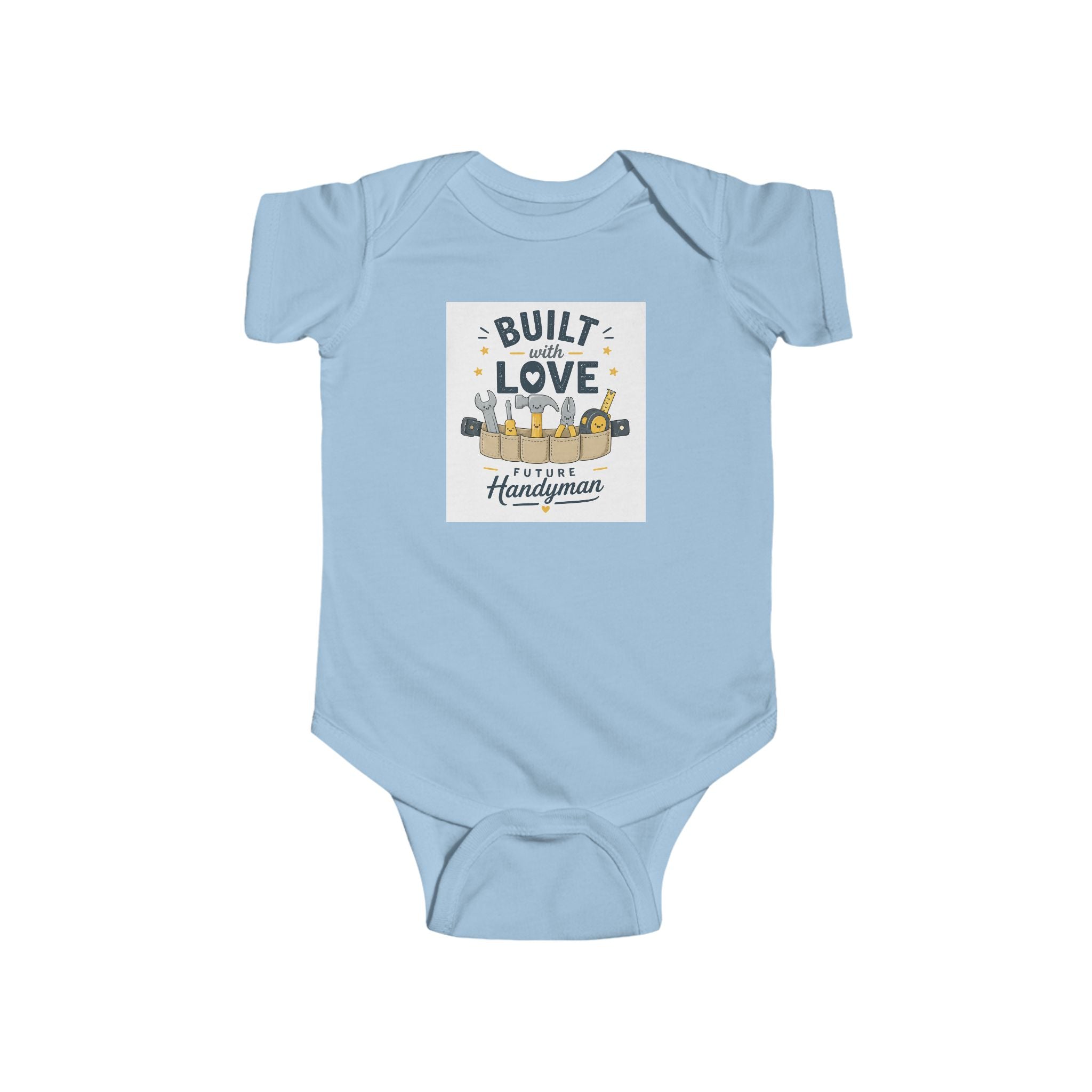 Built With Love Infant Fine Jersey Bodysuit For Newborns