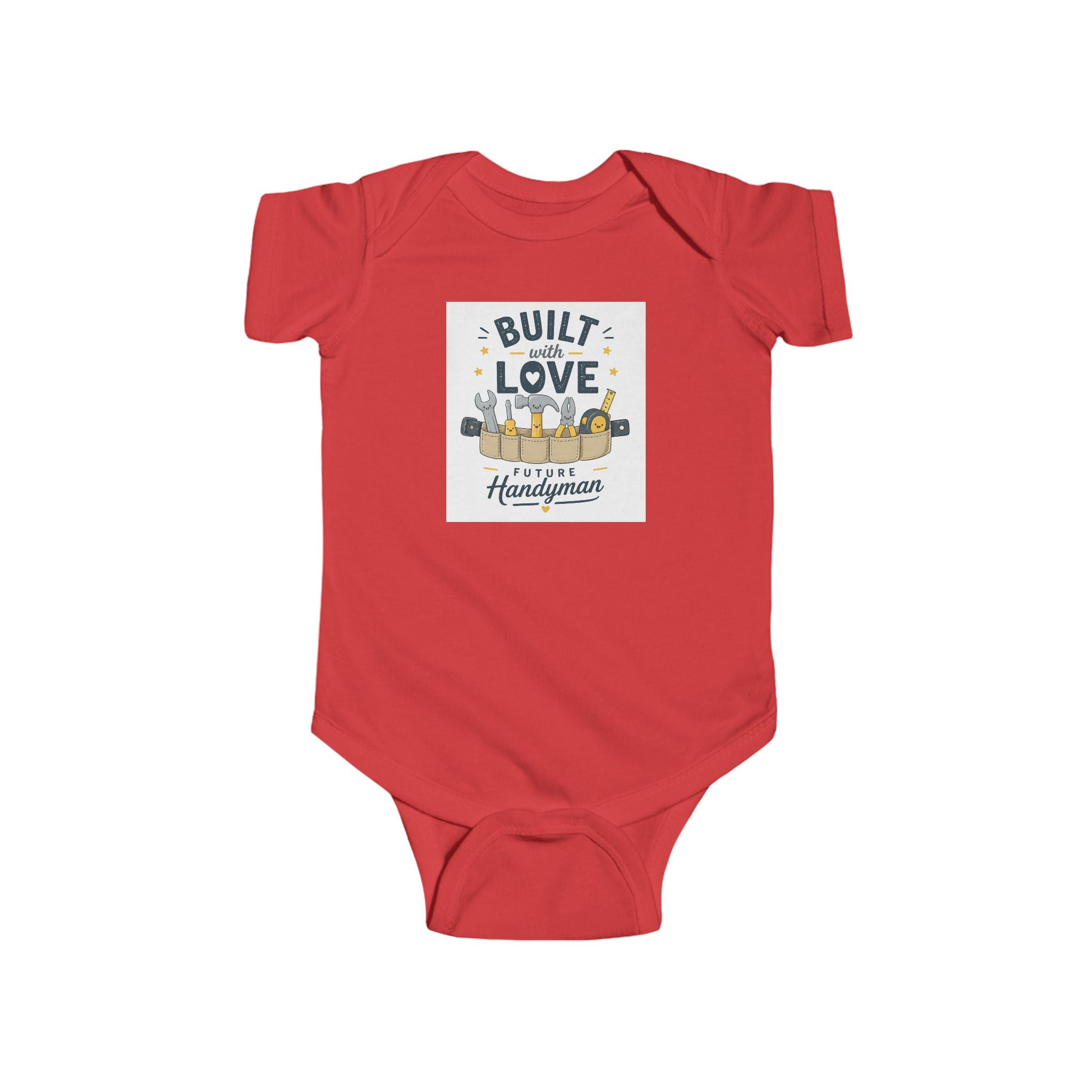 Built With Love Infant Fine Jersey Bodysuit For Newborns