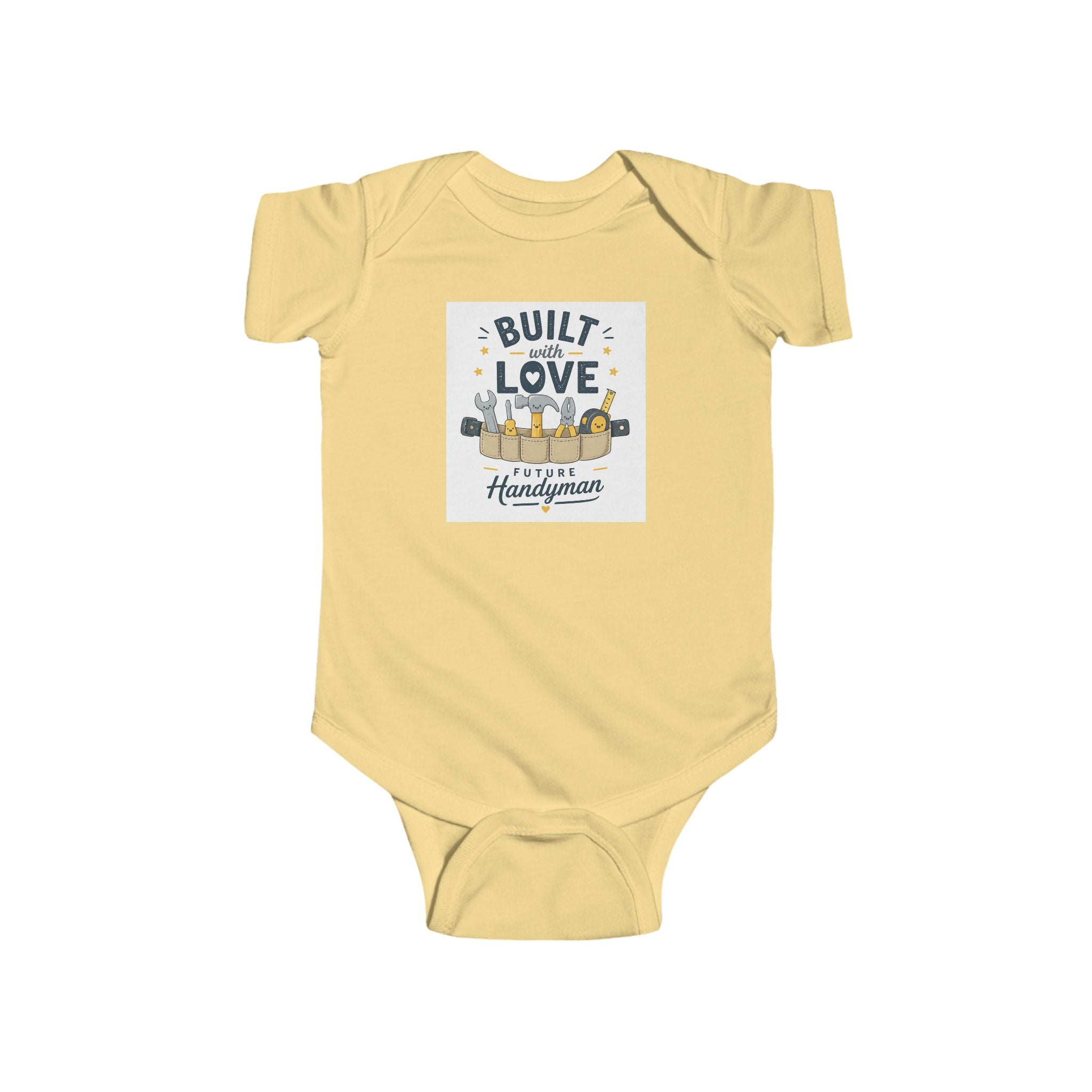 Built With Love Infant Fine Jersey Bodysuit For Newborns