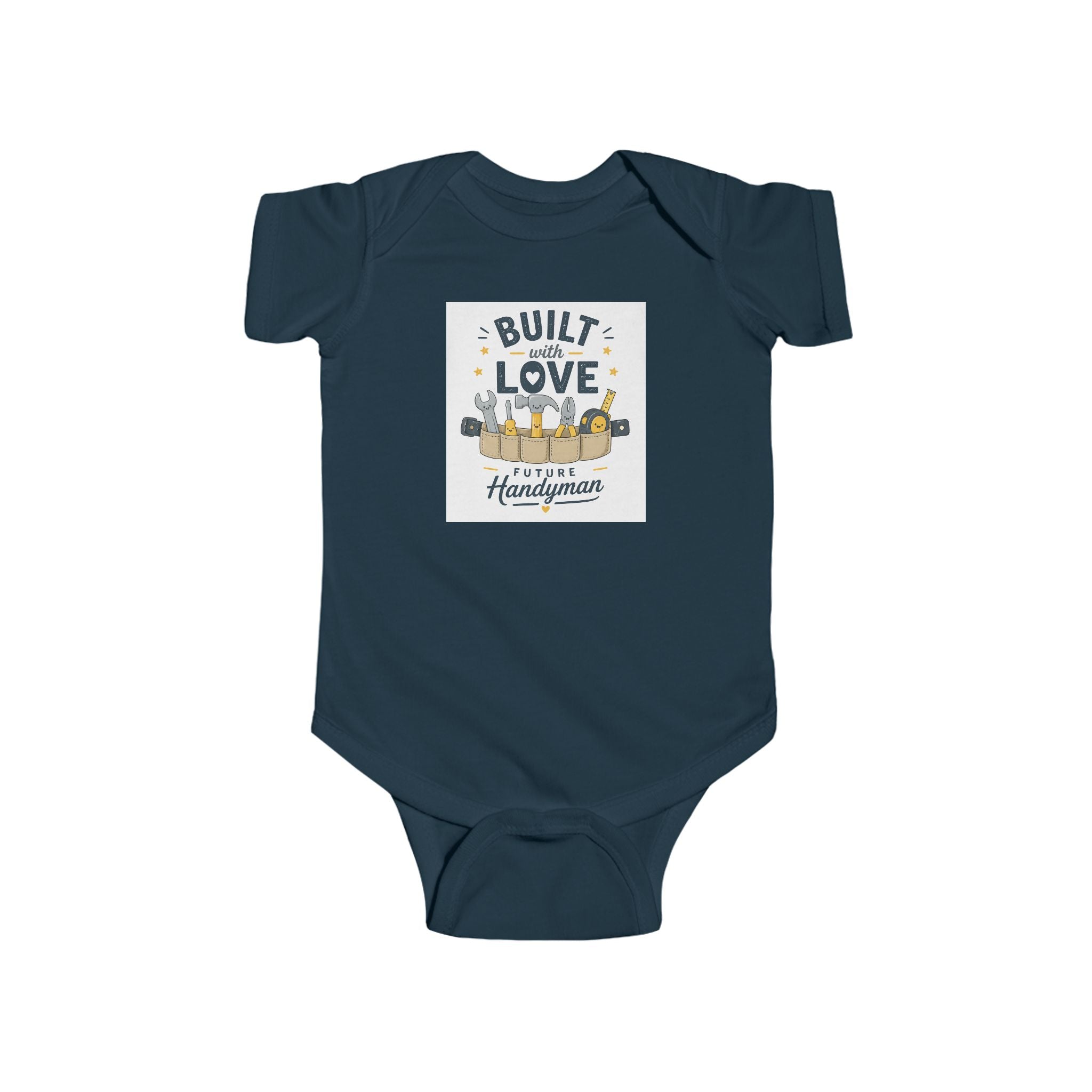 Built With Love Infant Fine Jersey Bodysuit For Newborns
