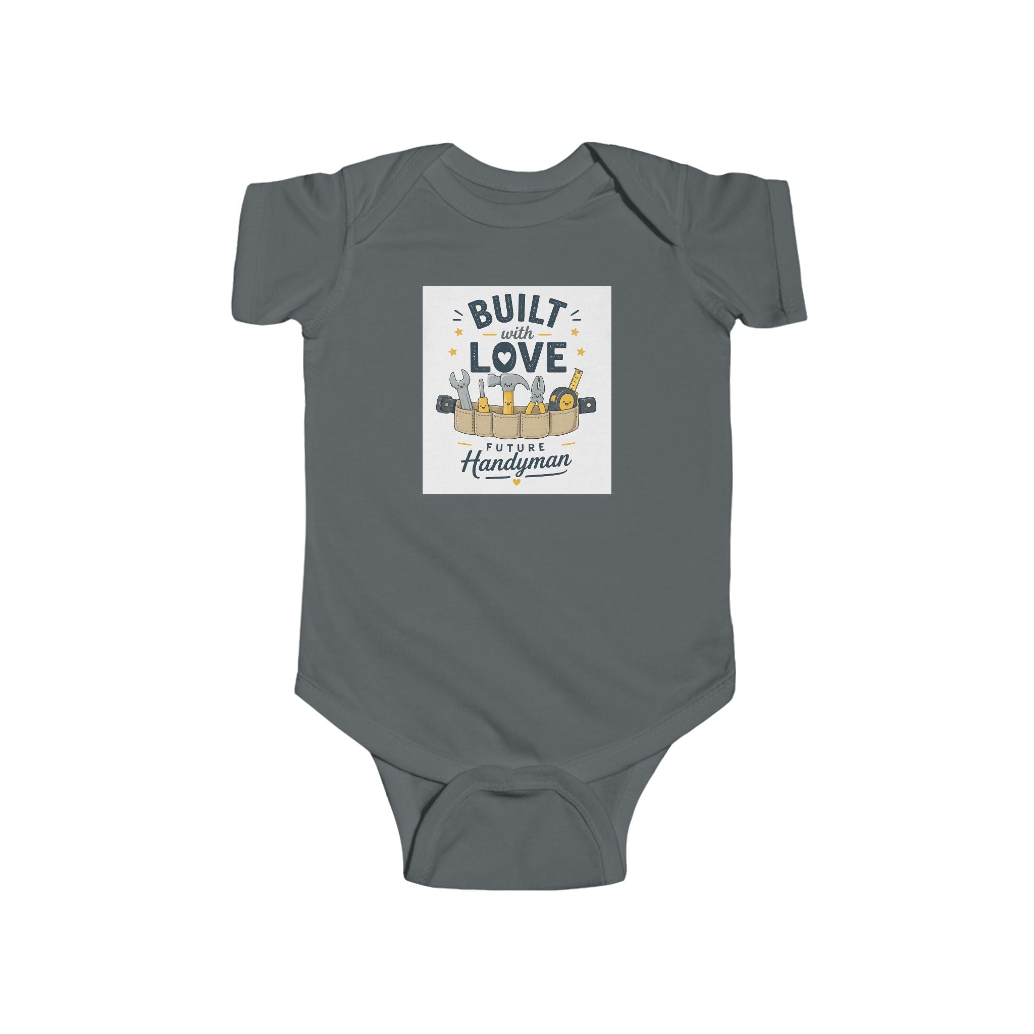 Built With Love Infant Fine Jersey Bodysuit For Newborns