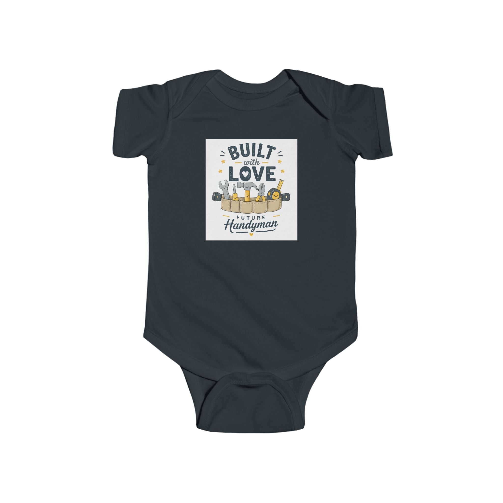 Built With Love Infant Fine Jersey Bodysuit For Newborns