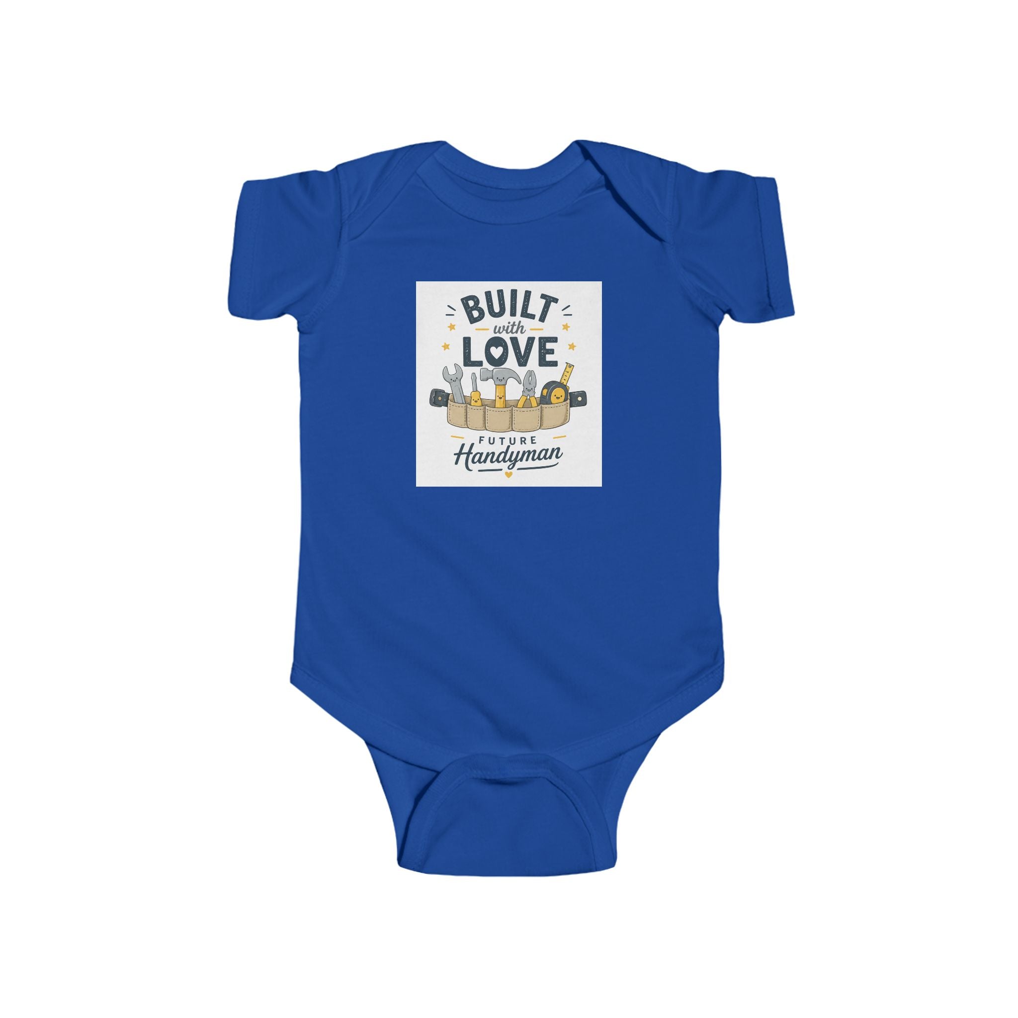 Built With Love Infant Fine Jersey Bodysuit For Newborns