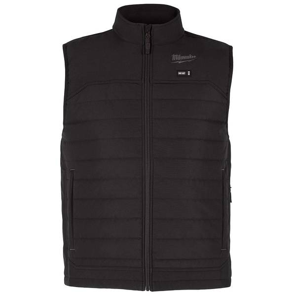 Men's 2 X-Large M12 12-Volt Lithium-Ion Cordless Axis Black Heated Vest Kit with (1) 2.0 Ah Battery and Charger