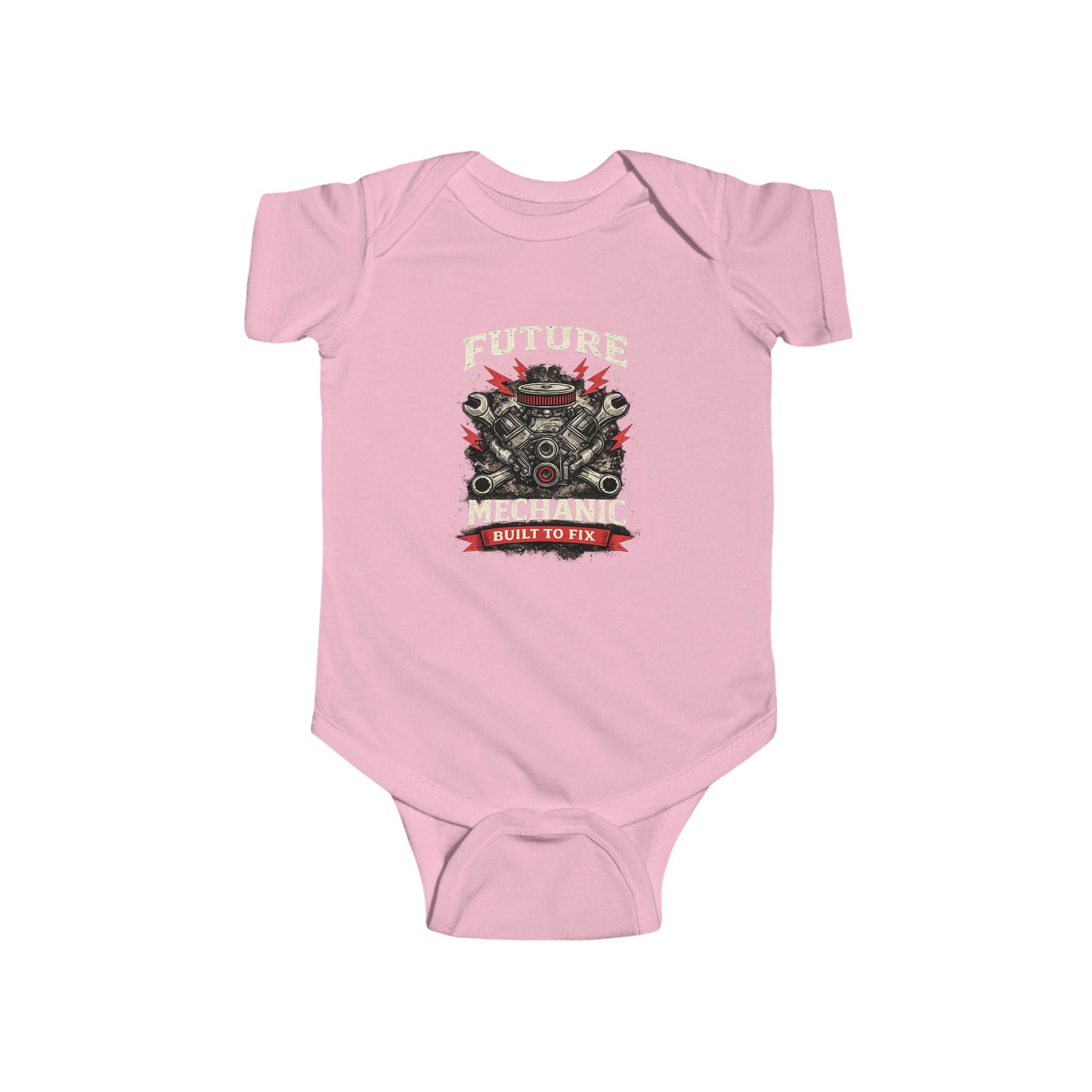Future Mechanic Infant Fine Jersey Bodysuit Outfit For Newborns