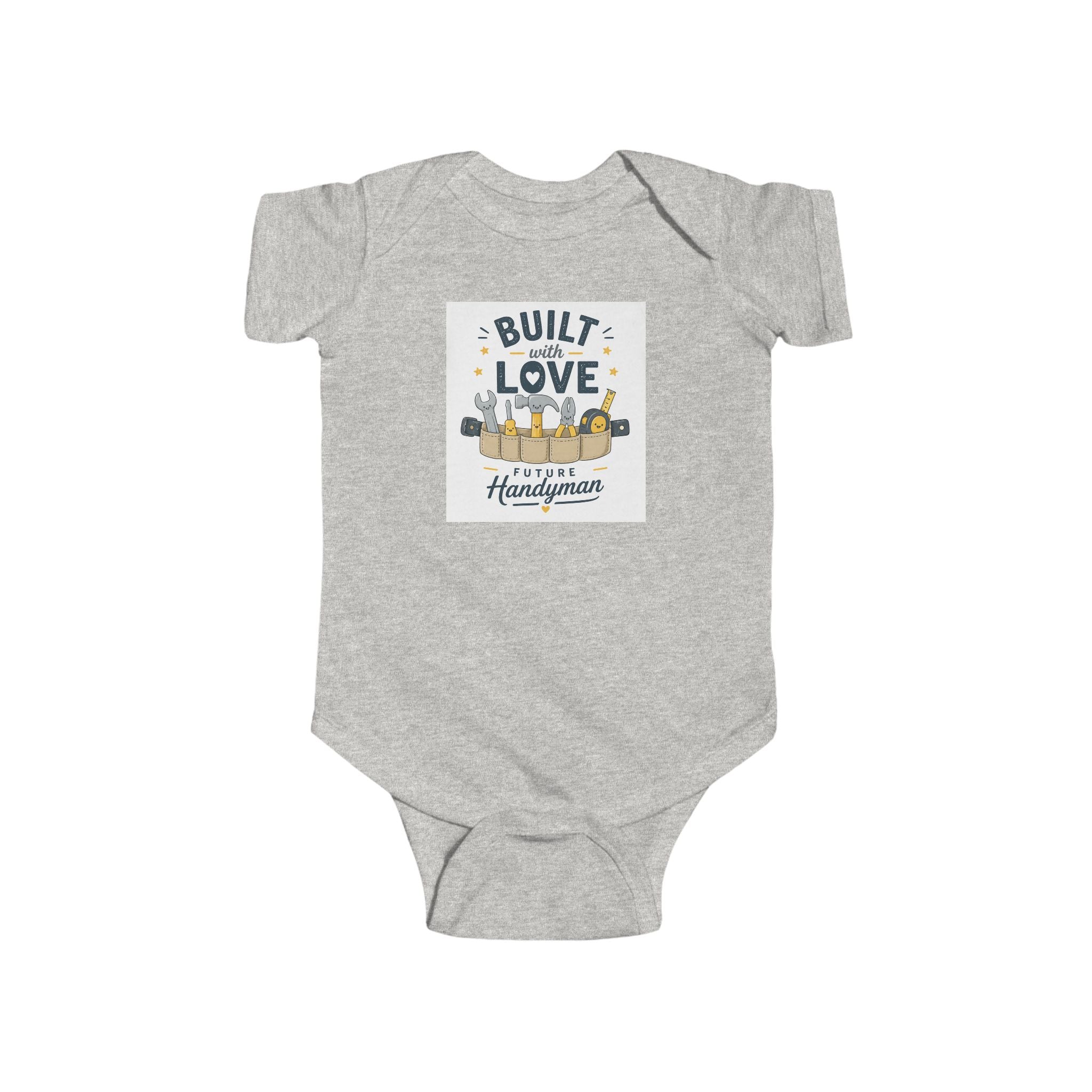 Built With Love Infant Fine Jersey Bodysuit For Newborns
