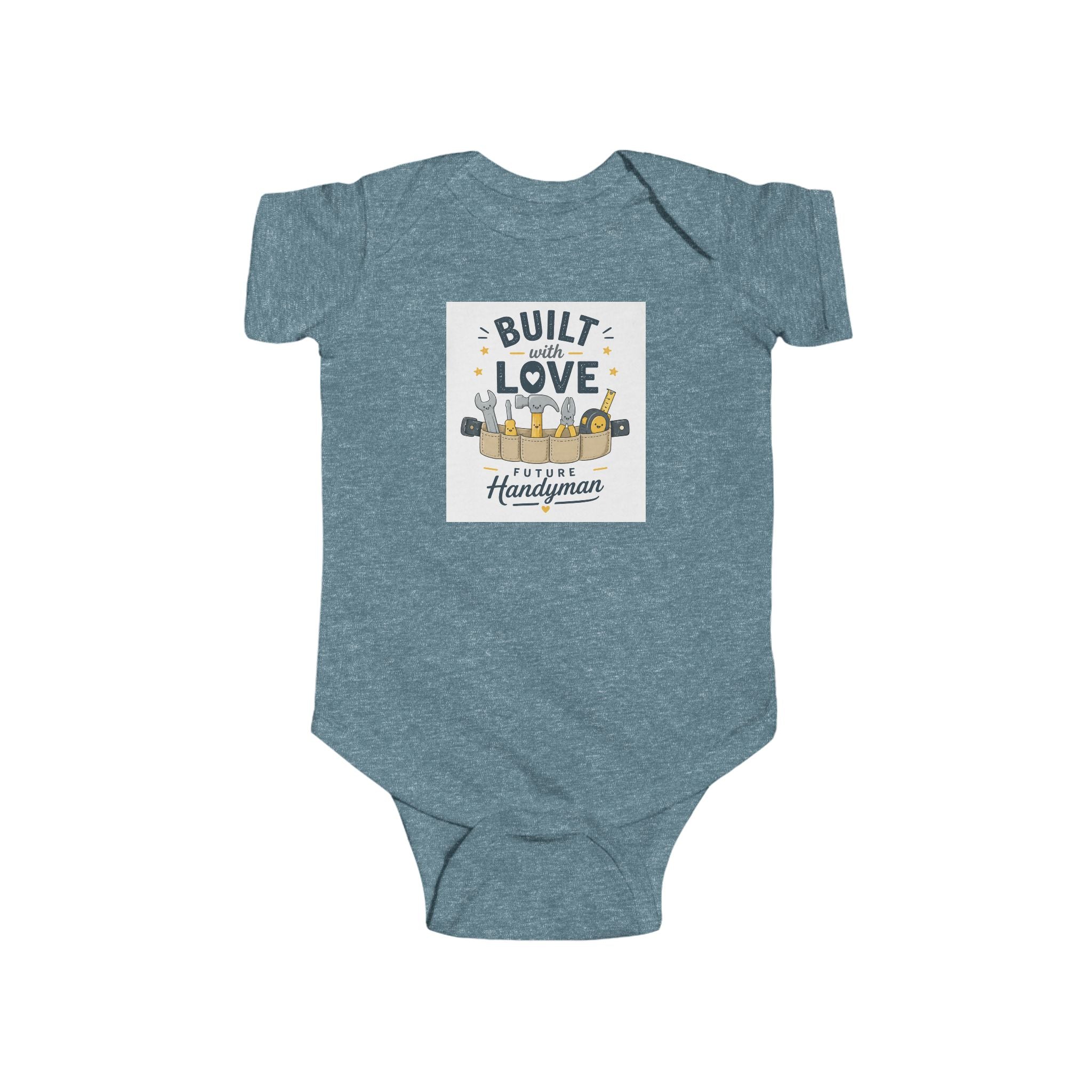 Built With Love Infant Fine Jersey Bodysuit For Newborns