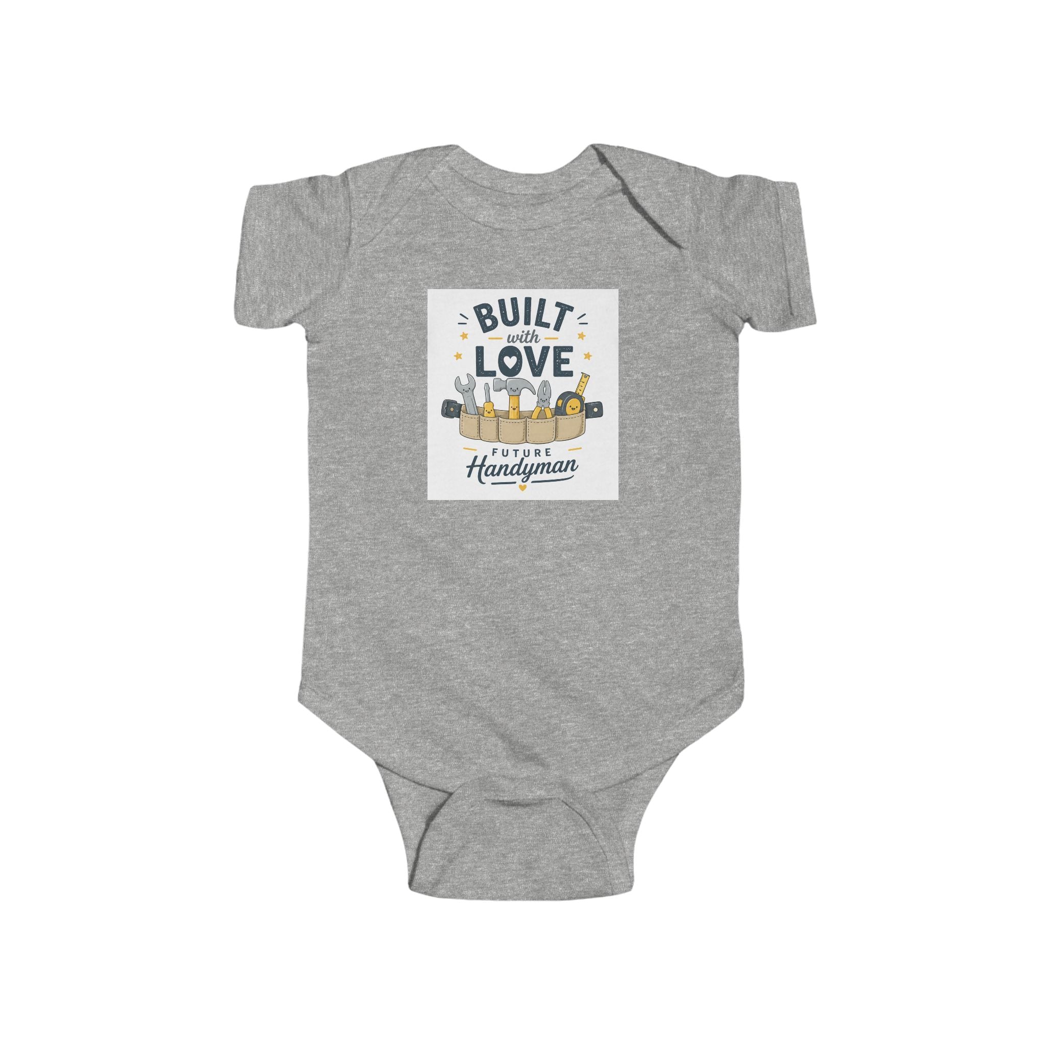 Built With Love Infant Fine Jersey Bodysuit For Newborns
