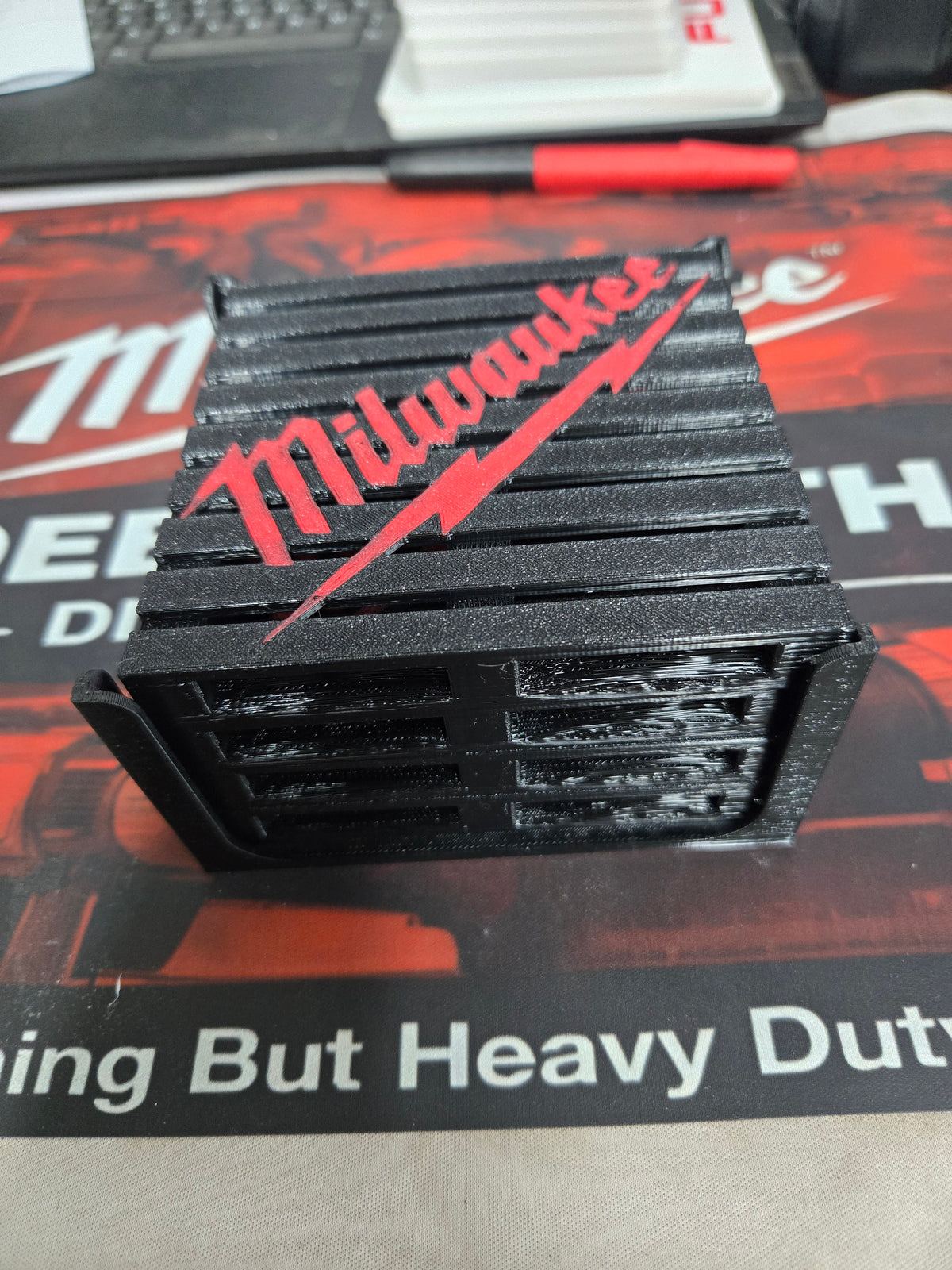 Heavy Duty Petg Mini Pallet Coaster Set With Holder For Workshop Desk Gifts