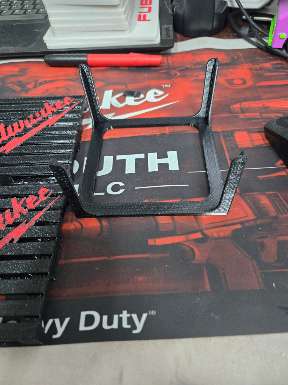 Heavy Duty Petg Mini Pallet Coaster Set With Holder For Workshop Desk Gifts