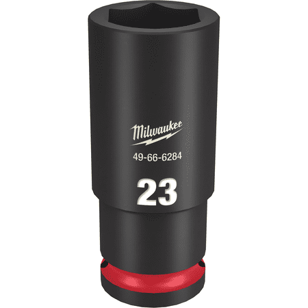 Milwaukee Tool SHOCKWAVE Impact Duty 1/2 Drive 23MM Deep 6 Point Socket