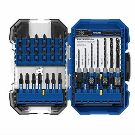 Kobalt XTR Impact 40-Piece High-Speed Steel Hex Shank Screwdriver Bit Set