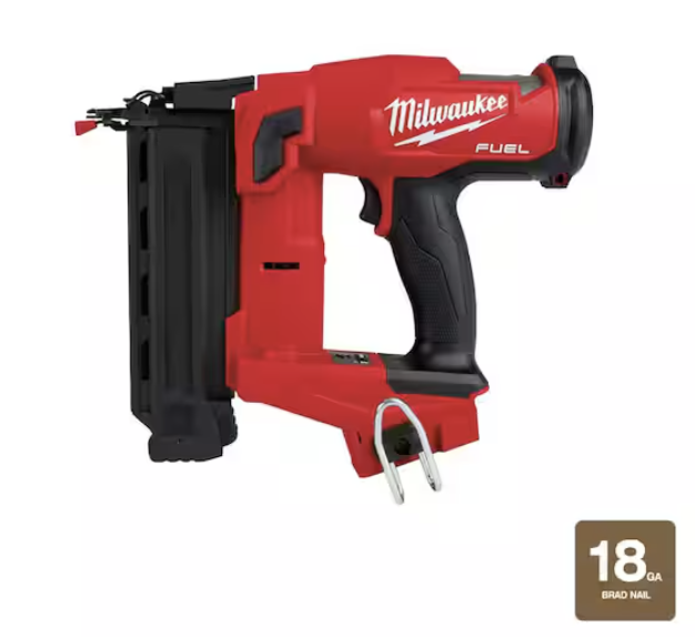 Milwaukee M18 FUEL 18-Volt Lithium-Ion Brushless Cordless Gen II 18-Gauge Brad Nailer (Tool-Only)