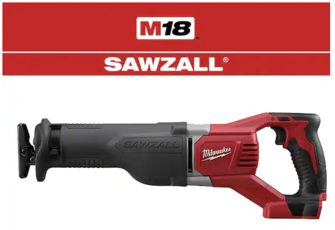 Milwaukee M18 18V Lithium-Ion Cordless SAWZALL Reciprocating Saw (Tool-Only)