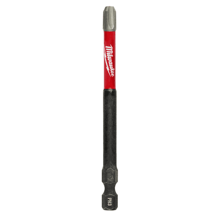 Milwaukee Tool SHOCKWAVE Power Bit Phillips #3 89mm (3-1/2 )