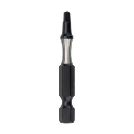Milwaukee 48-32-4471 Power Bit  #1 Drive  Square Recess Drive  1/4 in Shank  Hex Shank  2 in L  Proprietary Steel Black Phosphate
