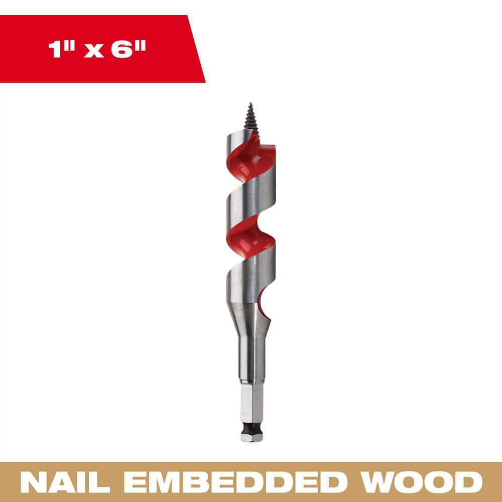 Milwaukee Tool 1  x 6  Ship Auger Bit