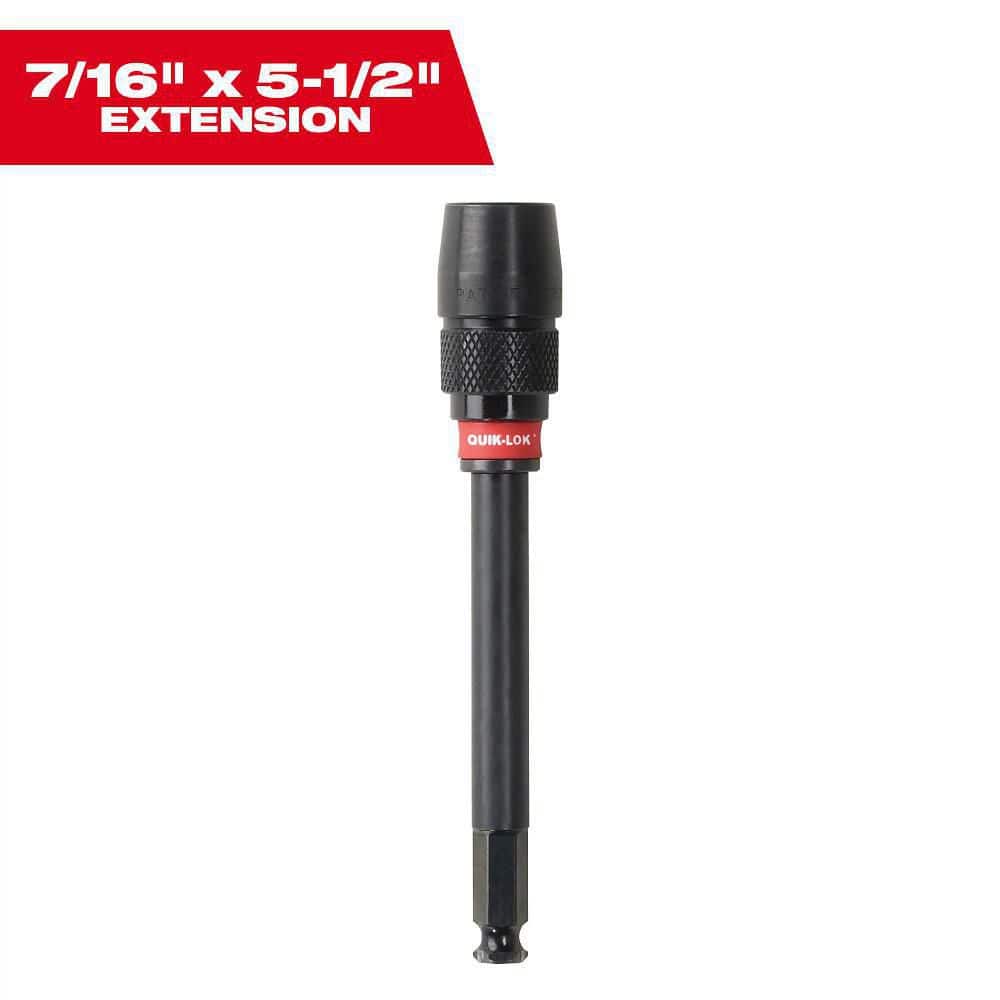 Milwaukee Tool 5-1/2  x 7/16  Universal QUIK-LOK Extension