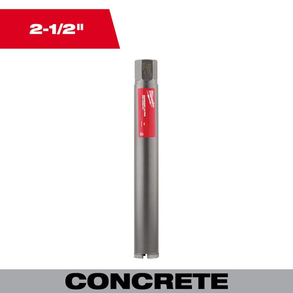 Milwaukee Tool 2-1/2  Diamond Ultra Dry Core Bit