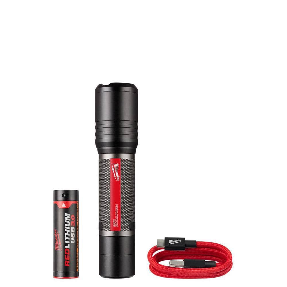 Milwaukee Tool REDLITHIUM USB 2000L Slide Focus Flashlight