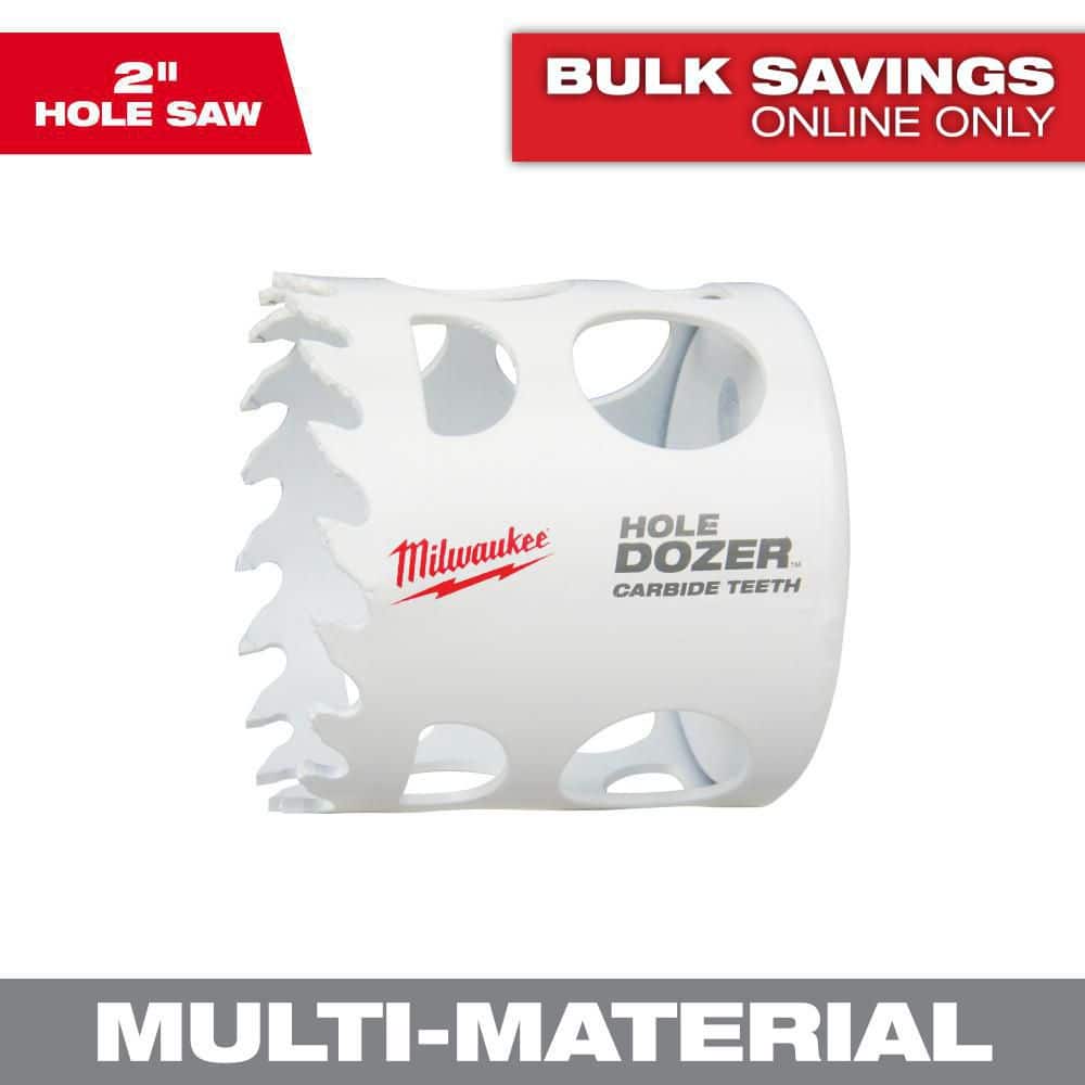 Milwaukee Tool 2  HOLE DOZER with Carbide Teeth Hole Saw