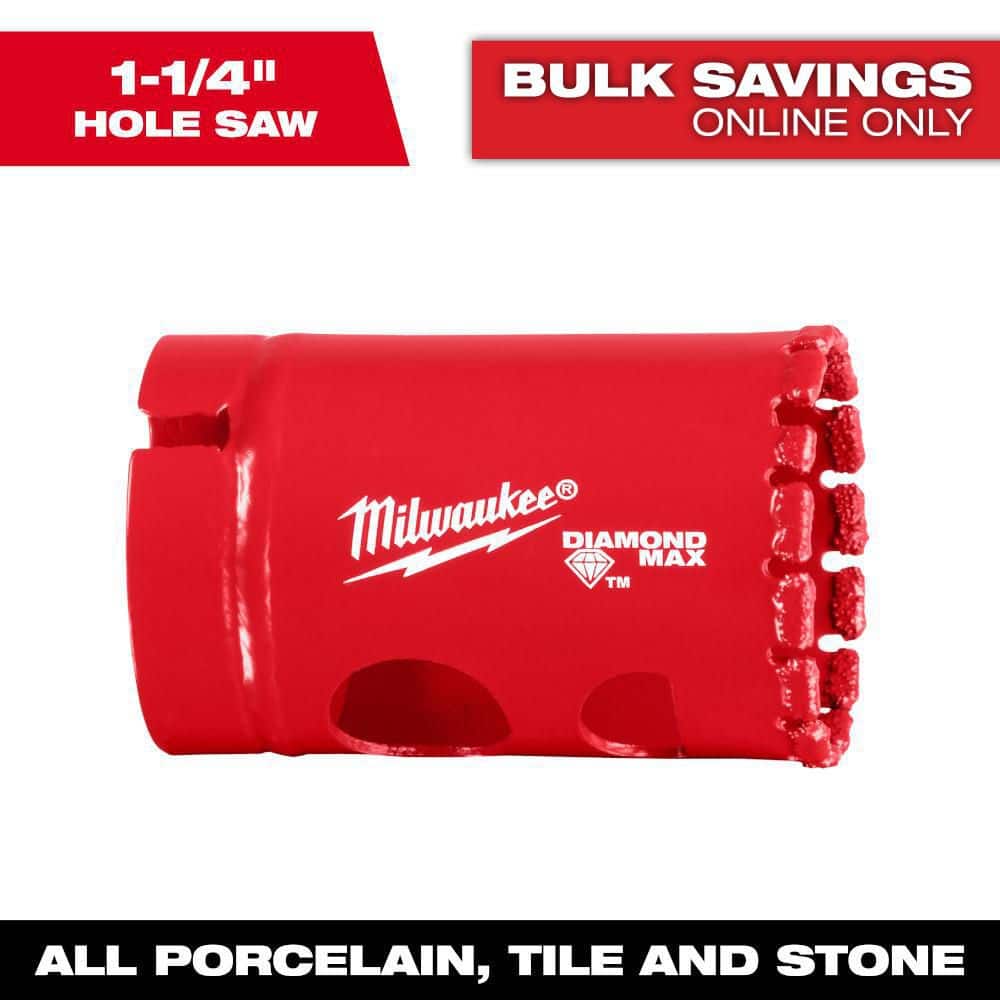 Milwaukee 49-56-5620 Diamond Plus Hole Saw  1-1/4-In. - Quantity 1