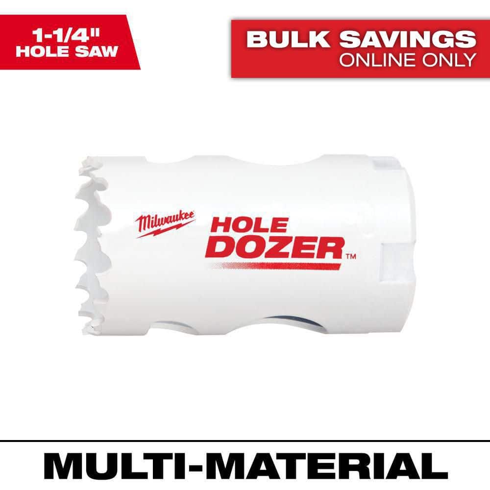 Milwaukee Tool 1-1/4  Hole Dozer Bi-Metal Hole Saw
