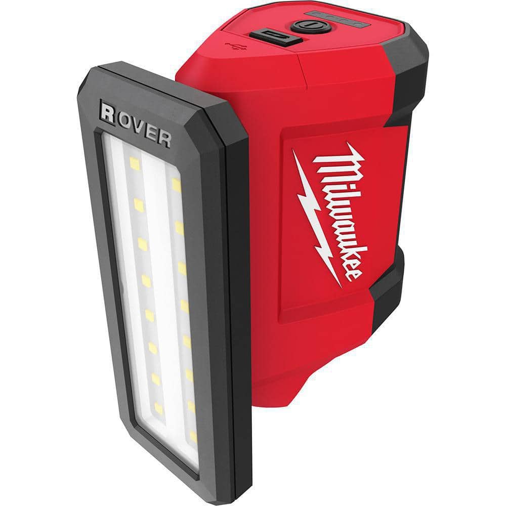 Milwaukee M12 ROVER Flood Light with USB Charging and 110° Pivoting Head  9 ft Drop Rating