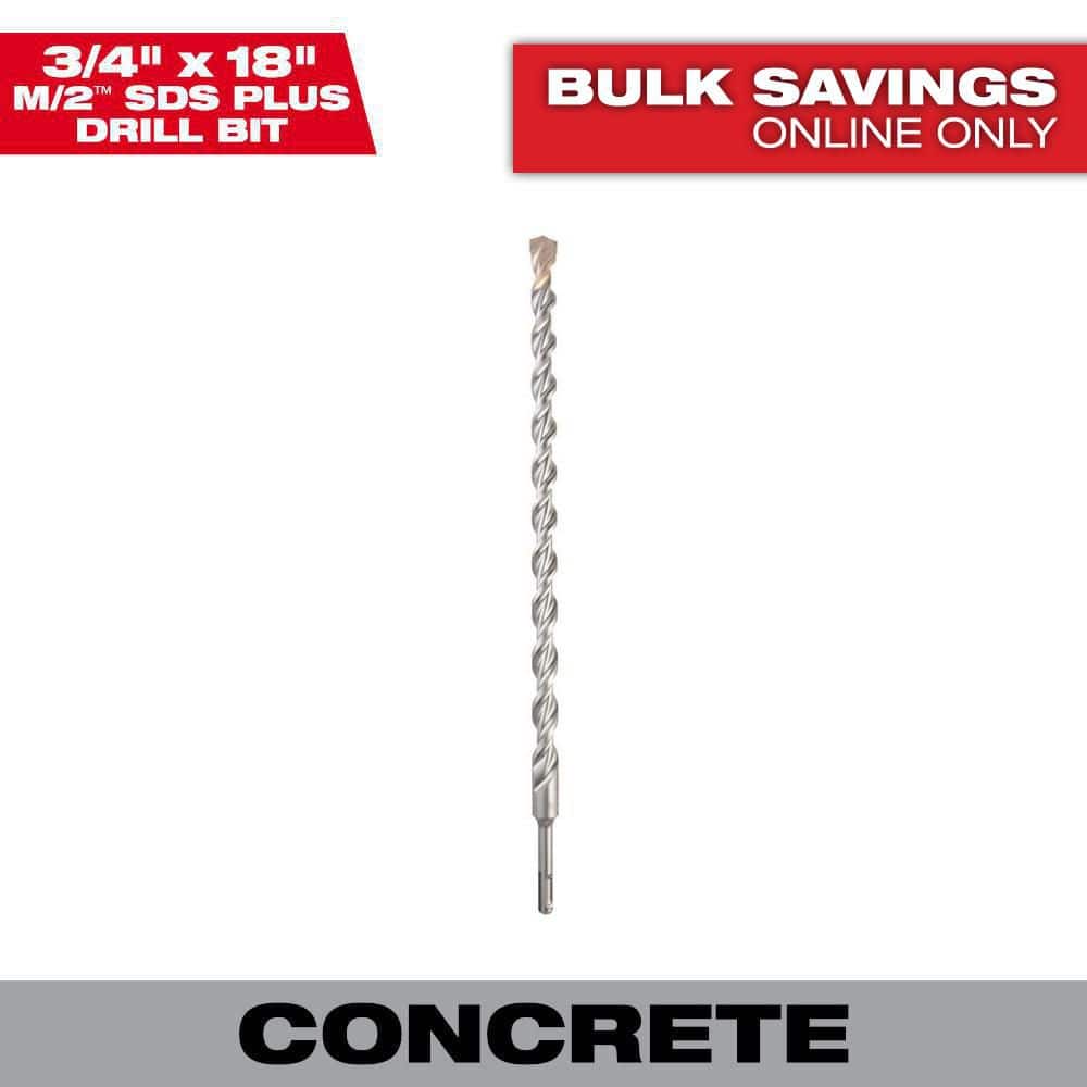 Milwaukee 48-20-8266 2-Cutter SDS-PLUS Carbide Drill Bit 3/4 in. x 18 in.