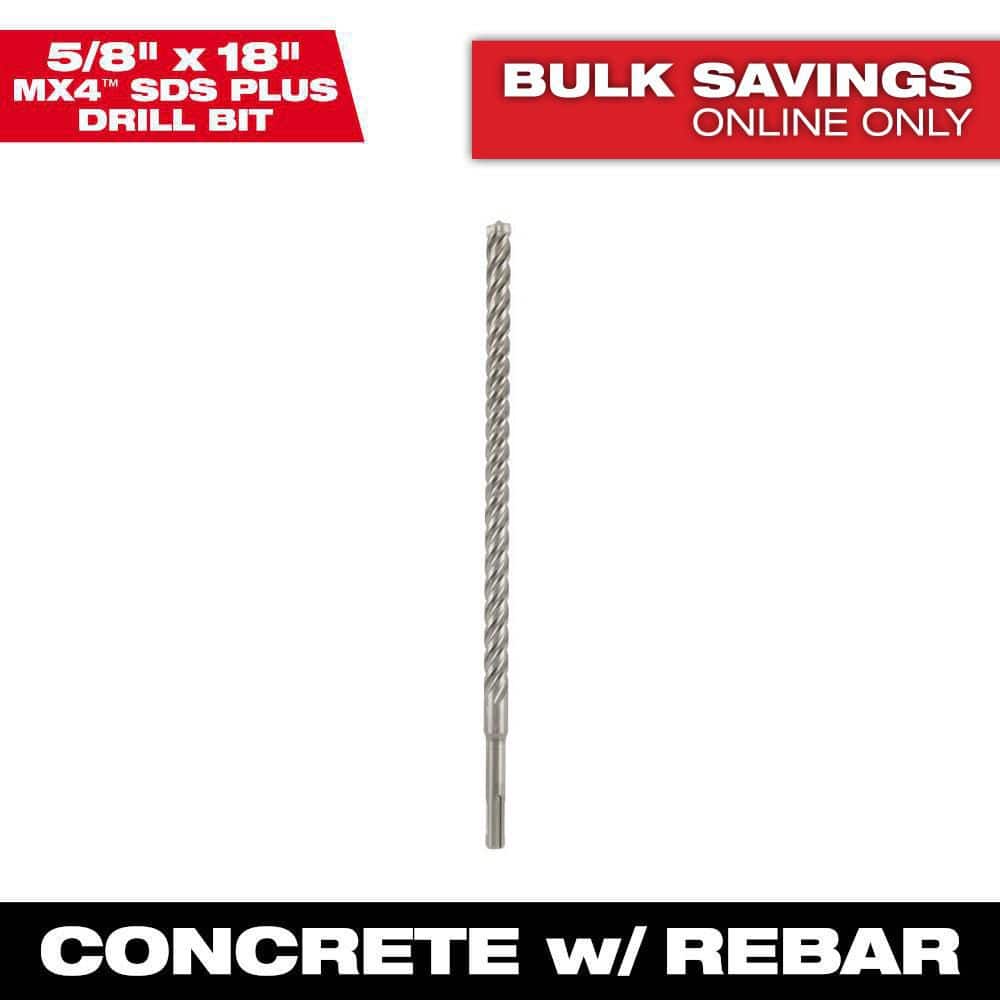 Milwaukee 48-20-8306 5/8 in. x 18 in. 4-Cutter SDS-PLUS Carbide Drill Bit