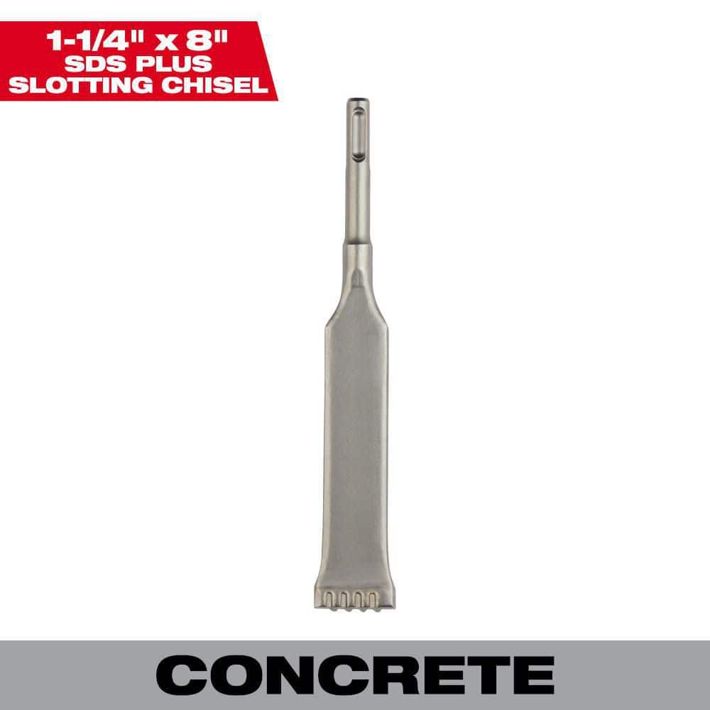 1-1/4 In. X 8 In. SDS-Plus Carbide Slotting Chisel
