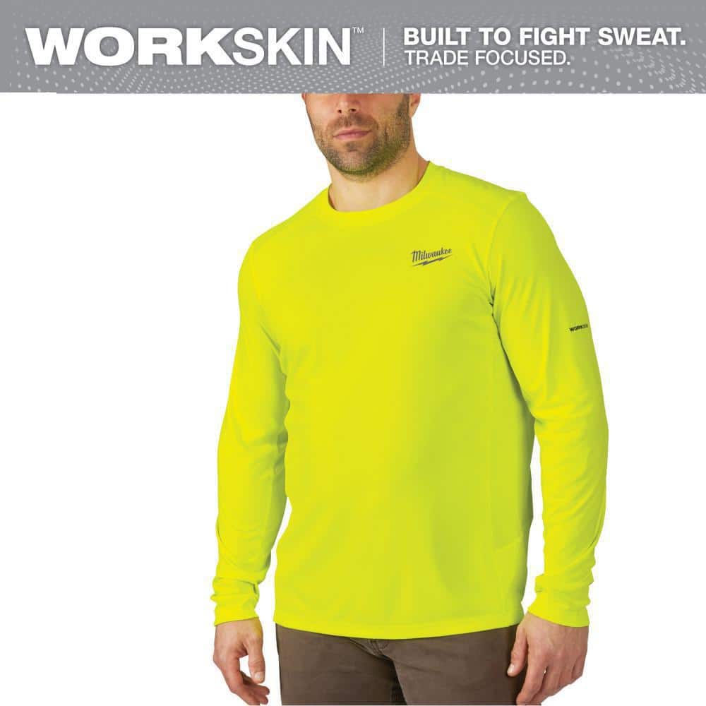 Milwaukee Tool Performance Shirt - LS - HI Vis XL