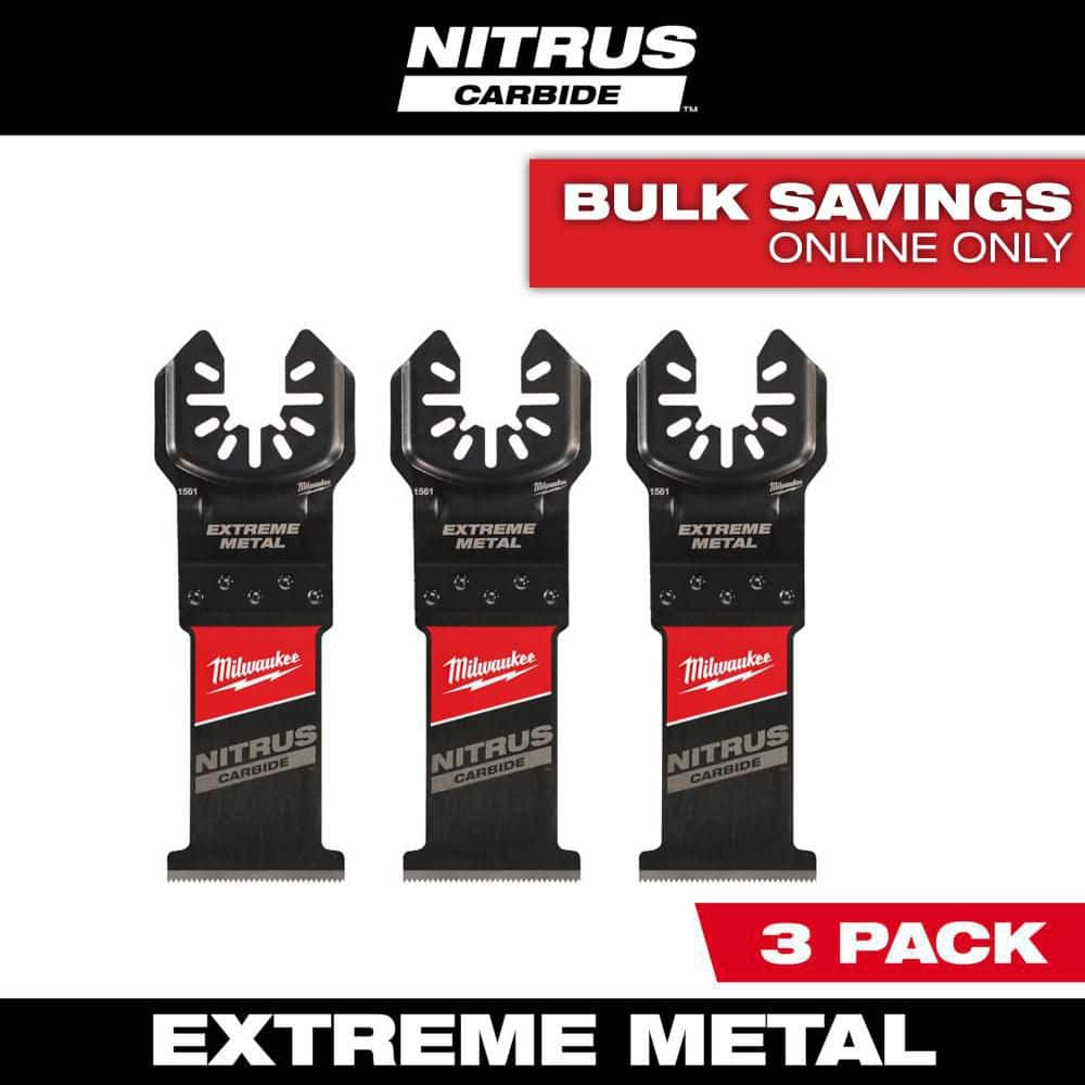 Milwaukee Tool Multi-Tool Blade-3PK Straight Cutting 49-25-1563