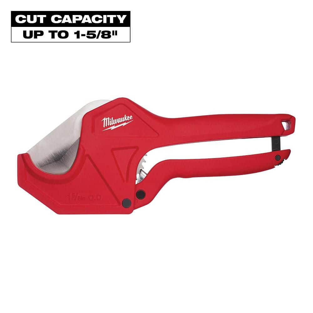 Milwaukee Tool 1-5/8  RATCHETING STRAIGHT PIPE CUTTER  1-5/8  MAX