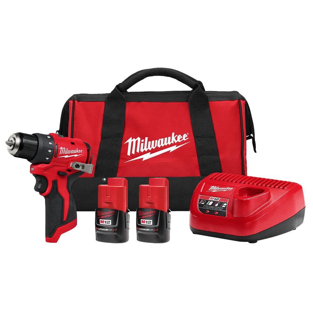 M12 12-Volt Lithium-Ion Brushless Cordless Subcompact Brushless Drill Driver Kit