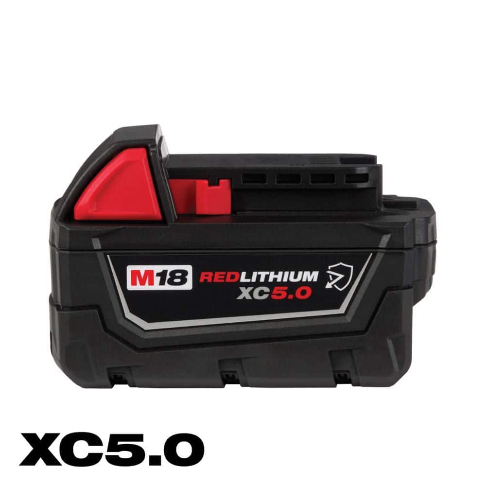 Milwaukee 48-11-1850R M18 18V 5.0 Ah Power Tool Battery