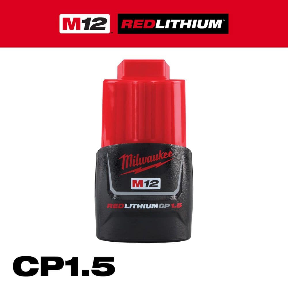 Milwaukee M12 Redlithium 12V 1.5Ah Compact Battery 48-11-2401