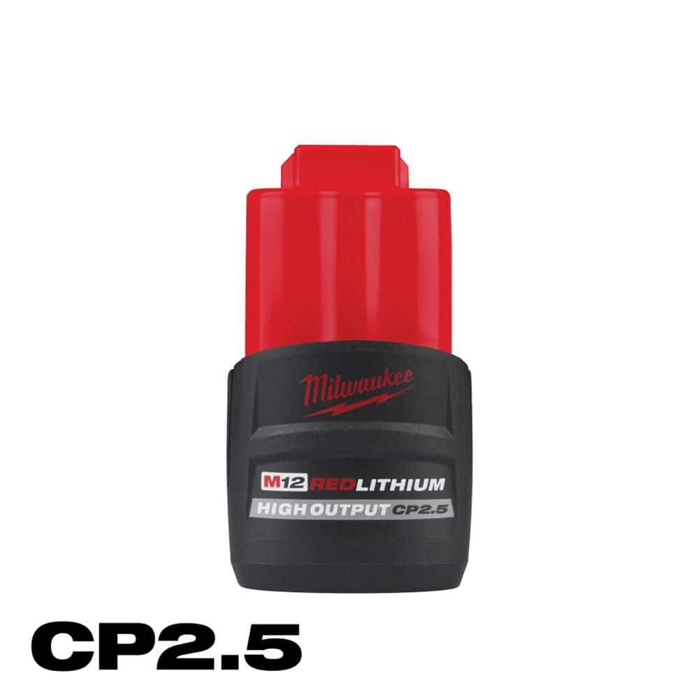Milwaukee 48-11-2425 12V Lithium-Ion Hight Output CP2.5Ah Battery
