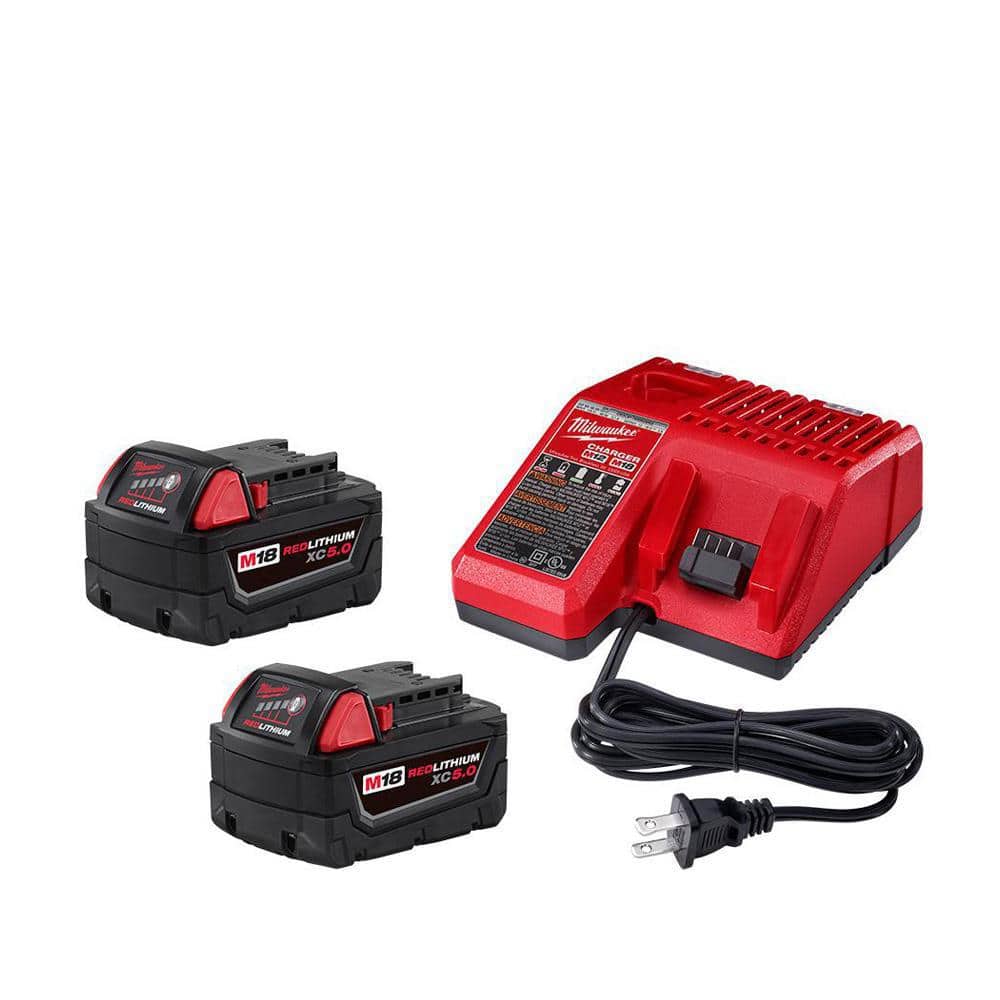 Milwaukee 48-59-1852B M18 18-Volt Lithium-Ion XC Starter Kit