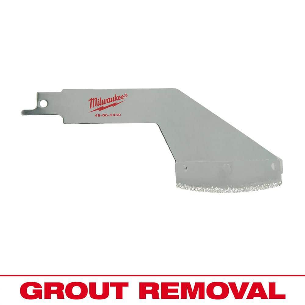 Milwaukee Tool Curved-edge Coarse Grit Grout Removal Tool