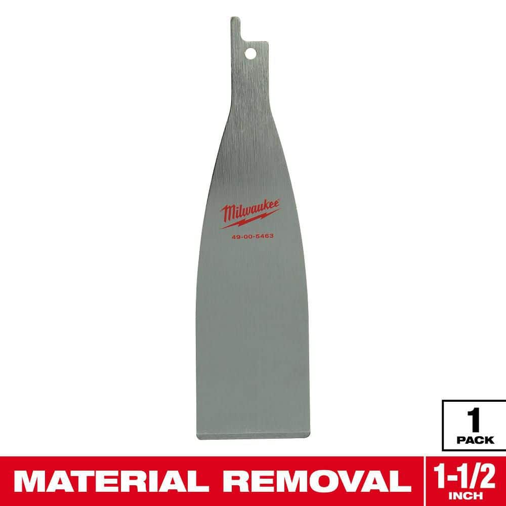 Milwaukee 49-00-5463 Scraper Blade  5-1/2 in L  1-1/2 in W  Steel