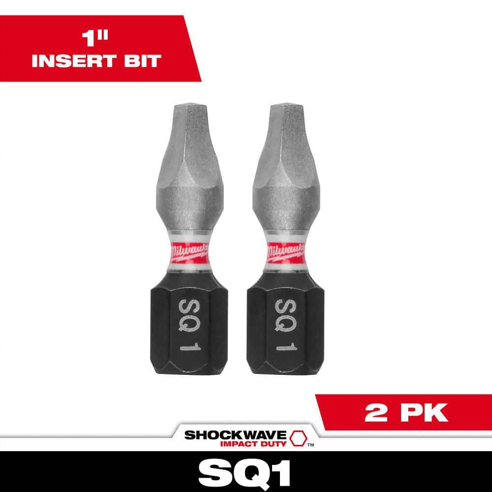 Milwaukee Electric Tools 48-32-4421 1  1 SQ Insert Bit 2 Pack