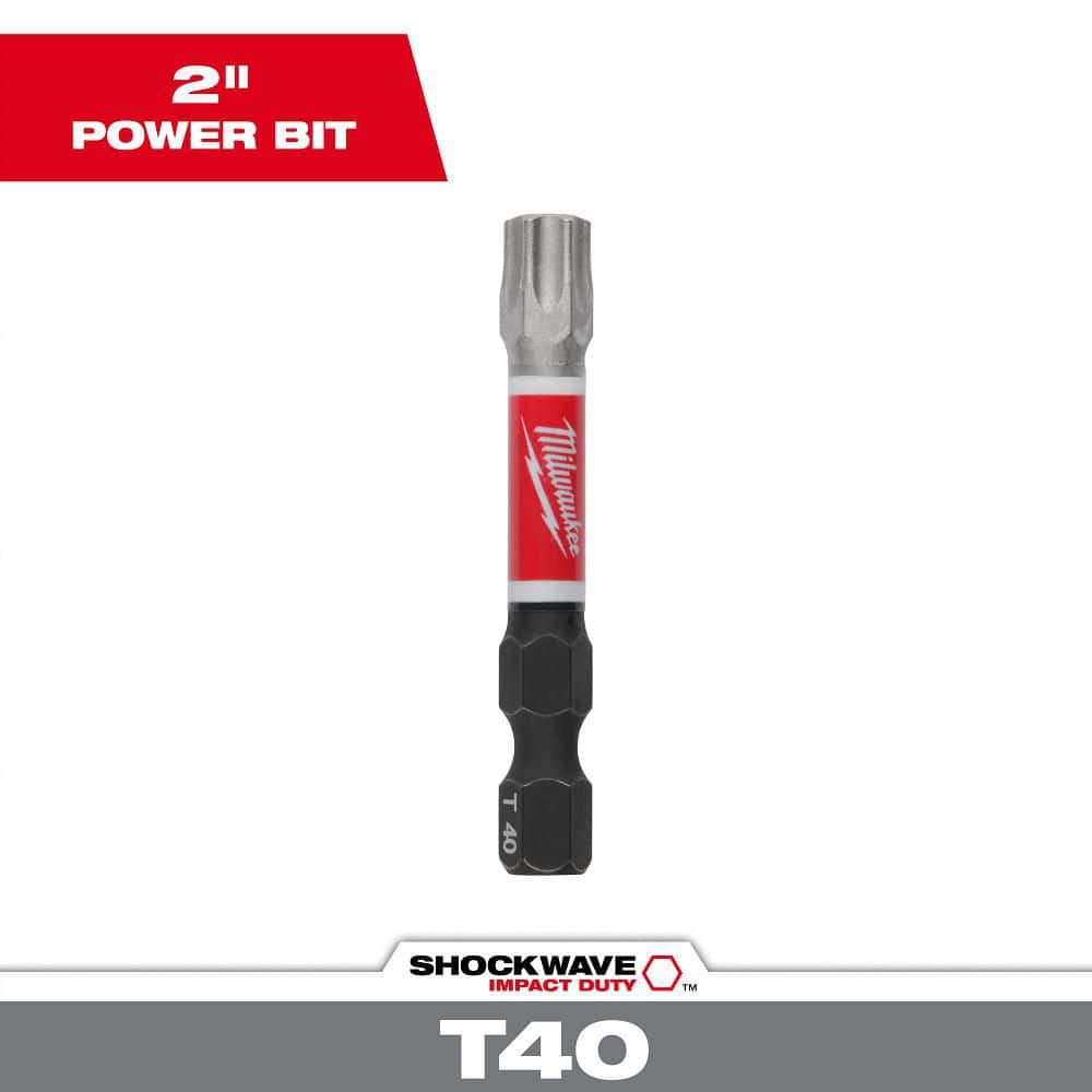 Milwaukee Tool PK 2  POWER BIT T40
