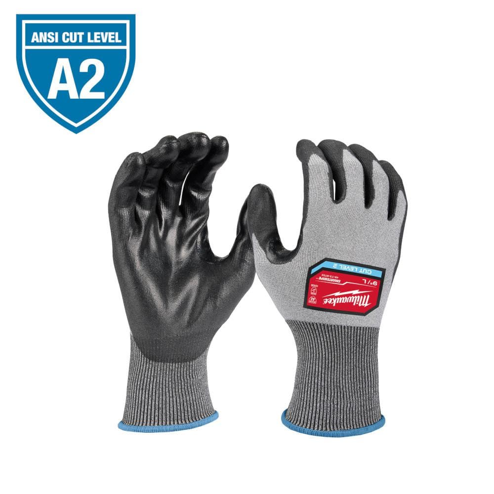 XX-Large High Dexterity Cut 2 Resistant Polyurethane Dipped Outdoor & Work Gloves - 2 PAIR