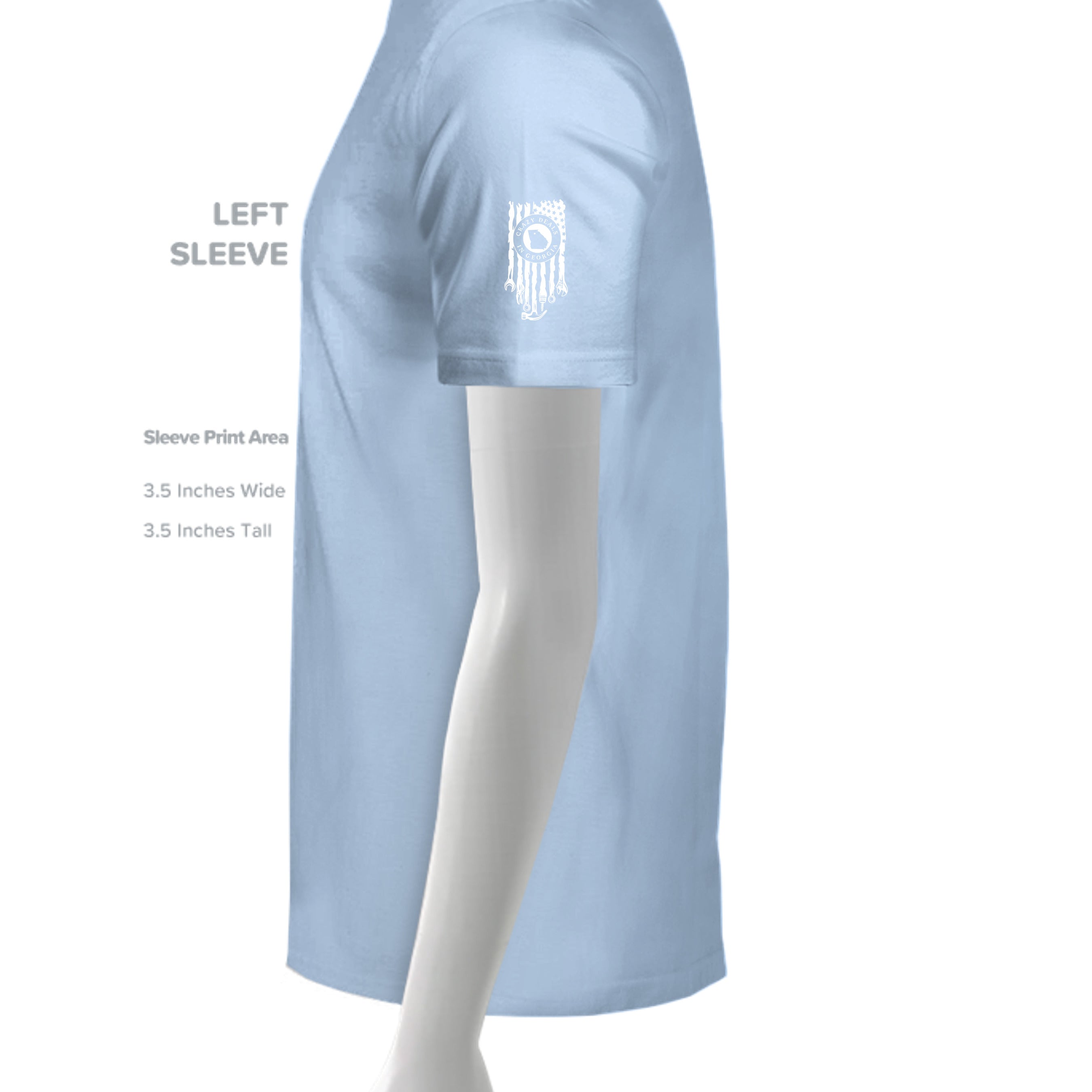 LIGHT BLUE - G500 - SLEEVE_LEFT