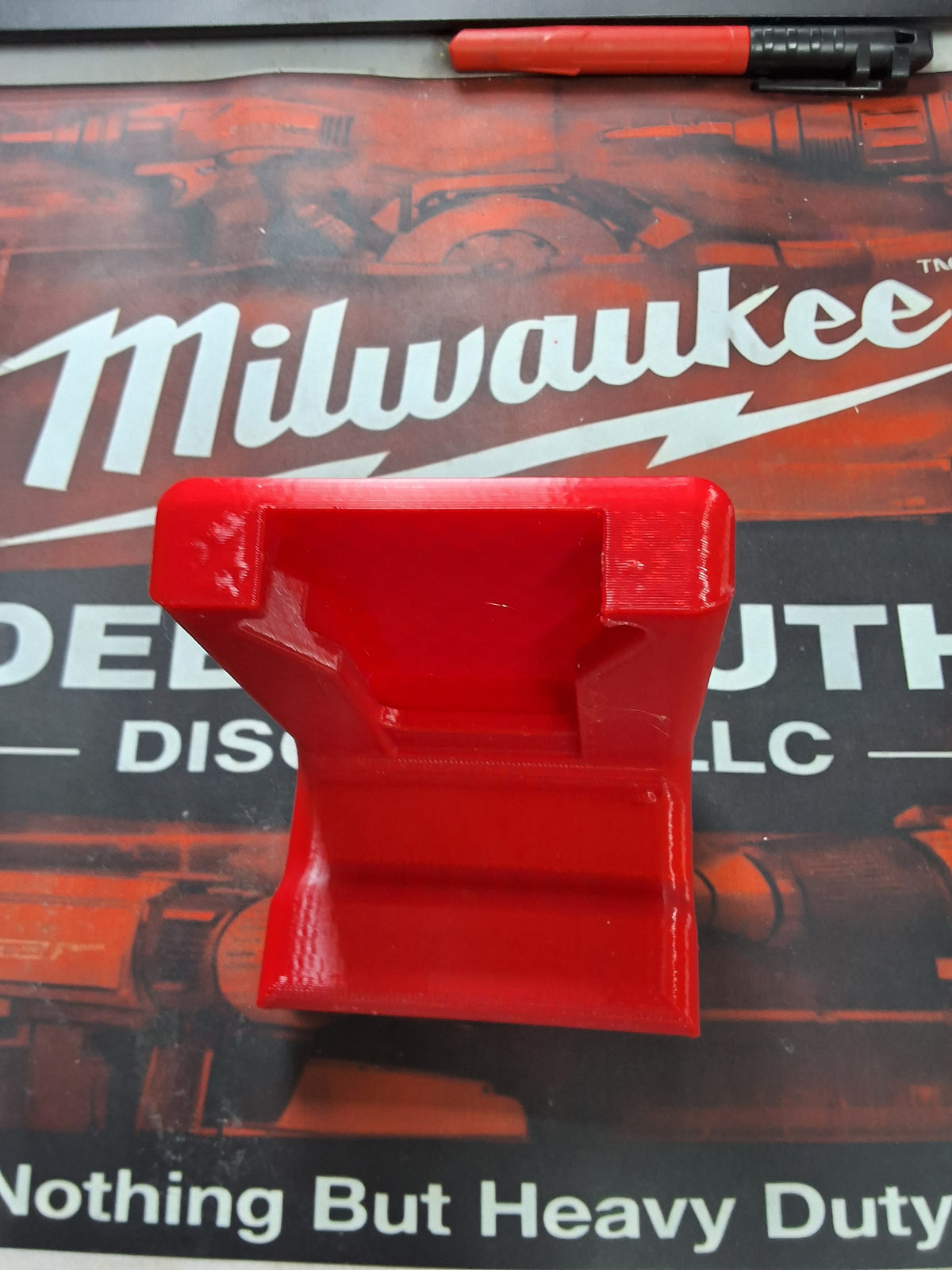 Milwaukee M18 Packout Battery Holder | Locking Battery Shelf Mount | PETG 3D Printed Tool Organizer | Packout Compatible