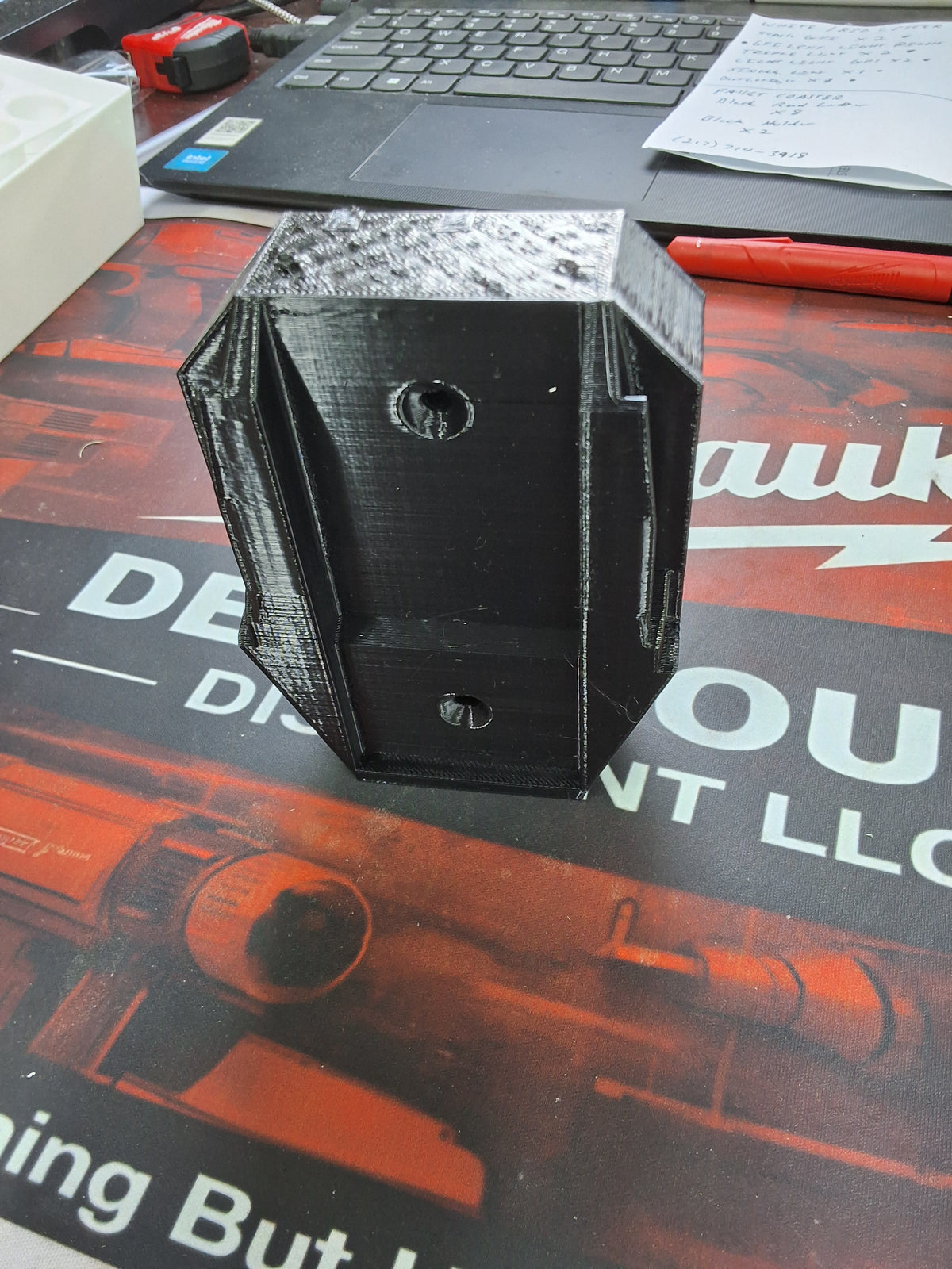 Tool & Battery Holder For Ridgid