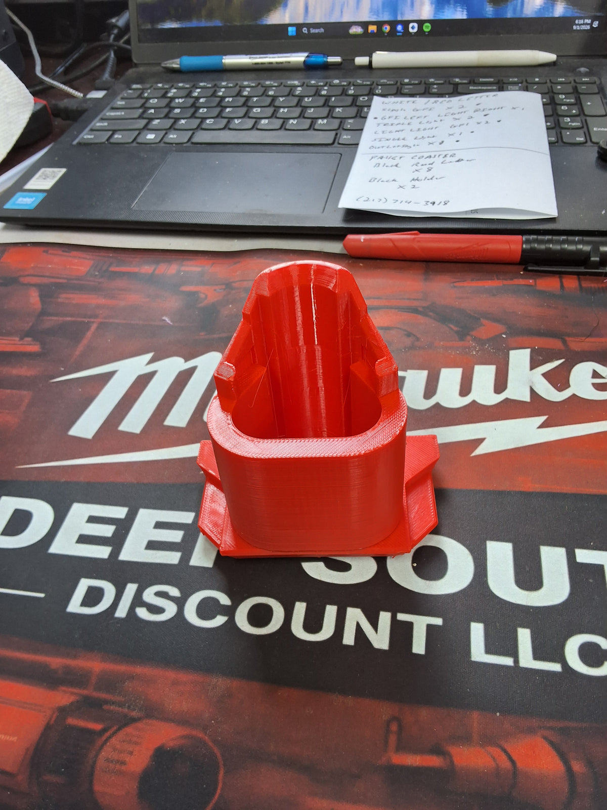 Milwaukee M12 Battery Holder Packout Compatible